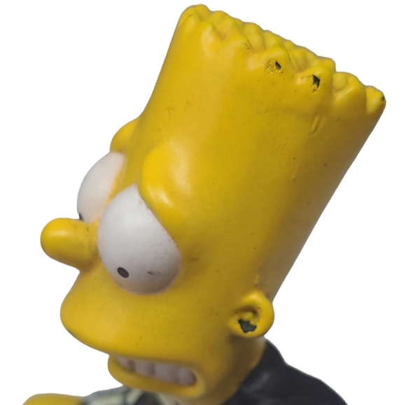 2001 BURGER KING TOY BART SIMPSON SKELETON COSTUME FIGURE - 3 1/4" TALL - Picture 11 of 12